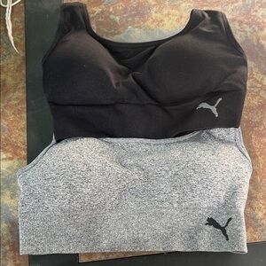 Puma Gray Sports Bra 2 Pack no box new